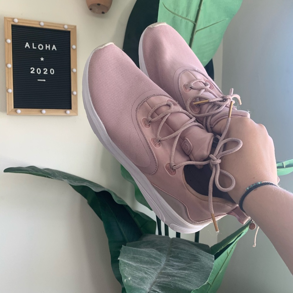 Pink Slip on Running Tennis Shoes Size 10